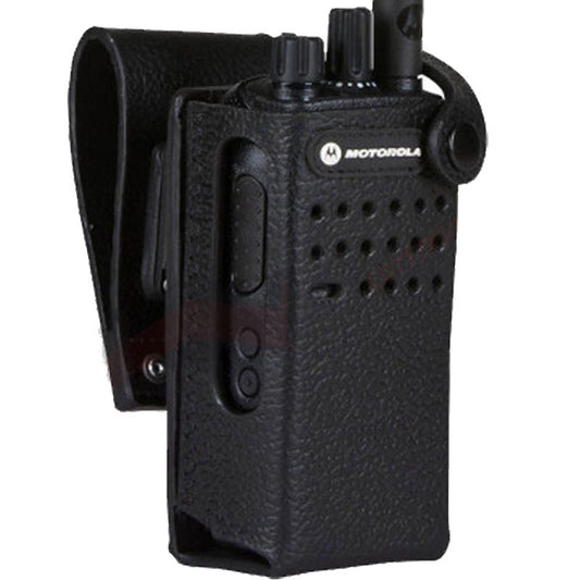 Motorola PMLN5866 Hard Leather Carry Case with 3" Swivel Belt Loop - DP2400