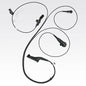 Motorola PMLN6123A IMPRES 3-Wire Surveillance Kit, Black - Foxtrot Communications