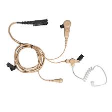Motorola PMLN6755 IMPRES 3-Wire Surveillance Kit - Beige