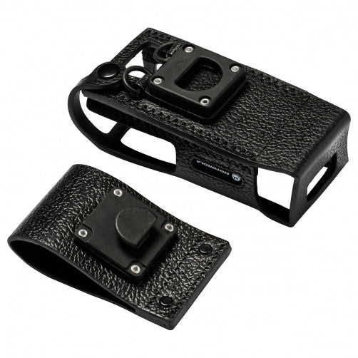 Motorola PMLN7195 Hard Leather Carry Case with 2.5" Belt Loop - MTP8500Ex / MTP8550Ex