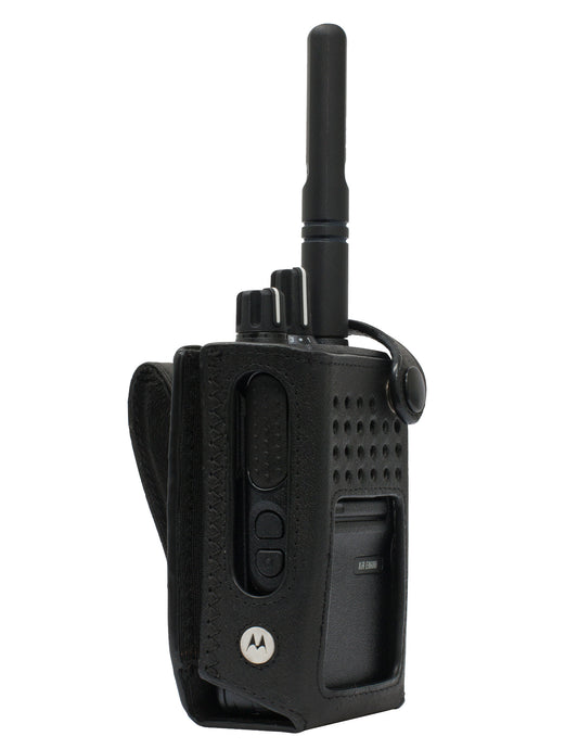 Motorola PMLN7536A Leather Carry Case with 3 inch Fixed Belt Loop - Foxtrot Communications