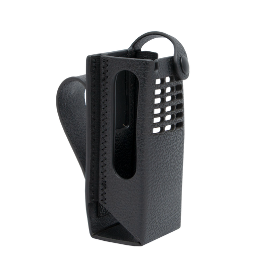 Motorola PMLN8304 Hard Leather Carry Case with 3" Fixed Belt Loop - R7 (Non-Display)