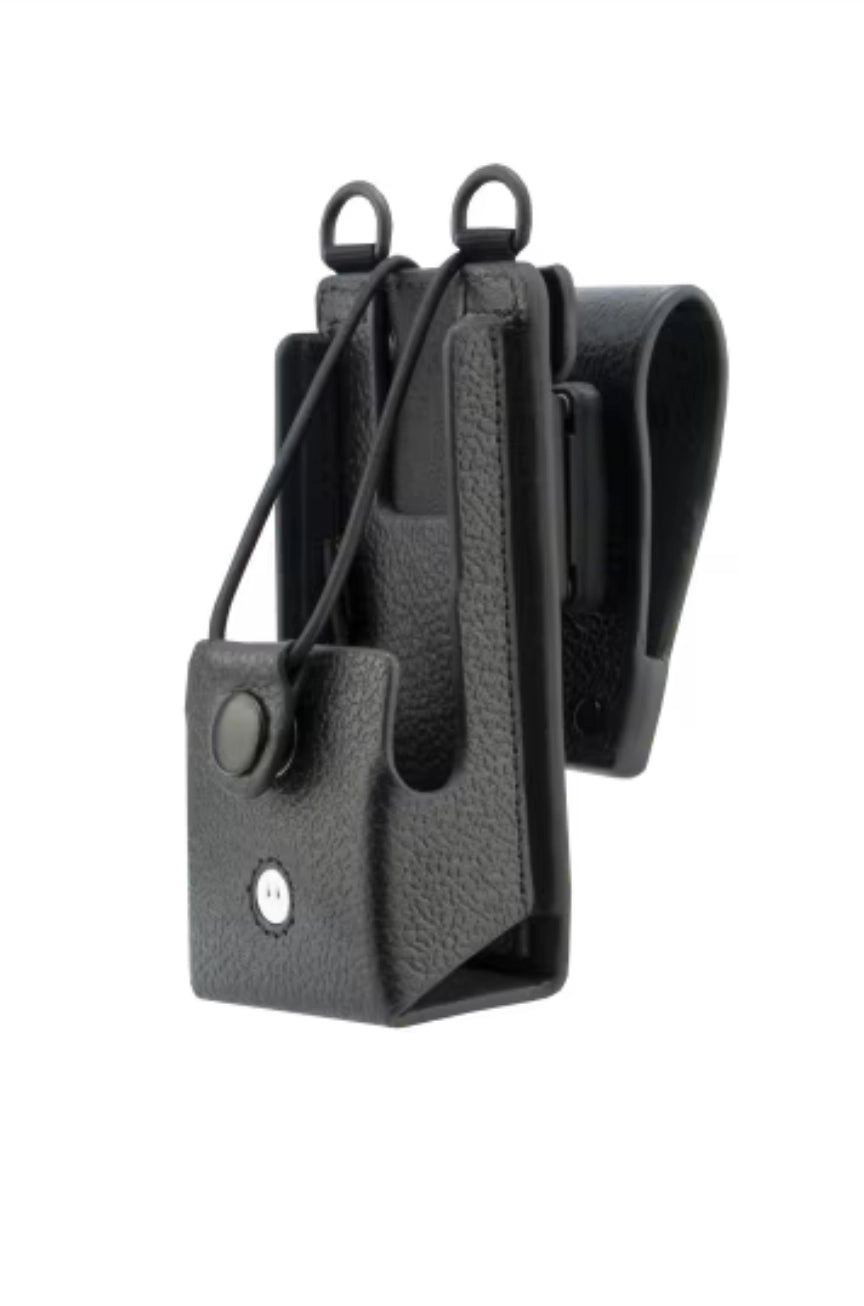 Motorola PMLN8434A Hard Leather Carry Case for 2.5" Swivel Belt Loop - R2