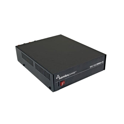 Samlex SEC-1223BBM-CE - Desktop 23A Power Supply 230VAC, 13.8VDC with Battery Backup