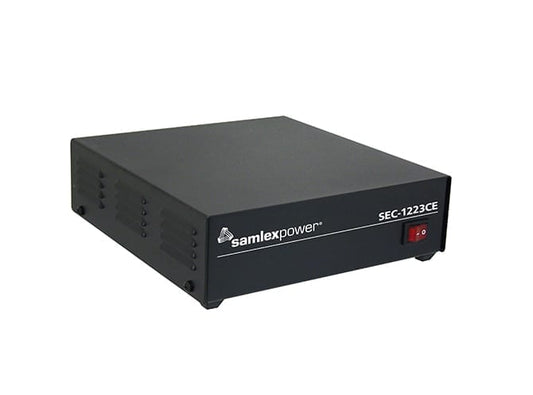 Samlex SEC-1223CE Desktop 23A Power Supply 230VAC, 13.8VDC