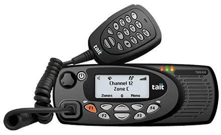 Tait TM9355 DMR Mobile Radio - Large Graphic Control Head - Foxtrot Communications