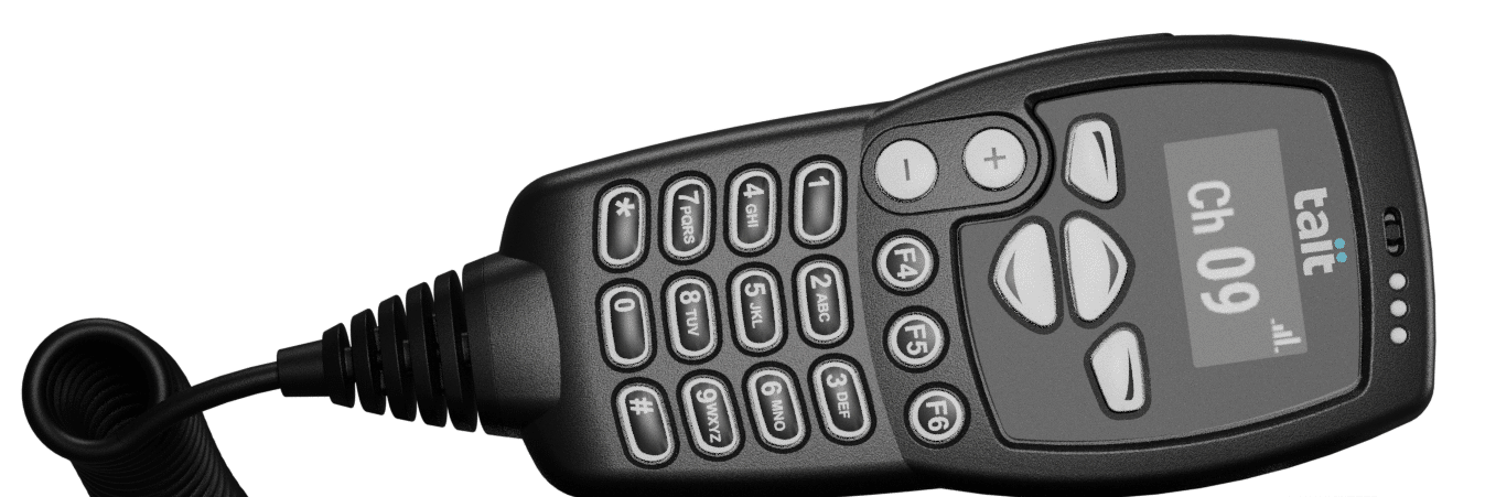 Tait AXIOM TMX550 Mobile Hand Held Control Head – Foxtrot Communications