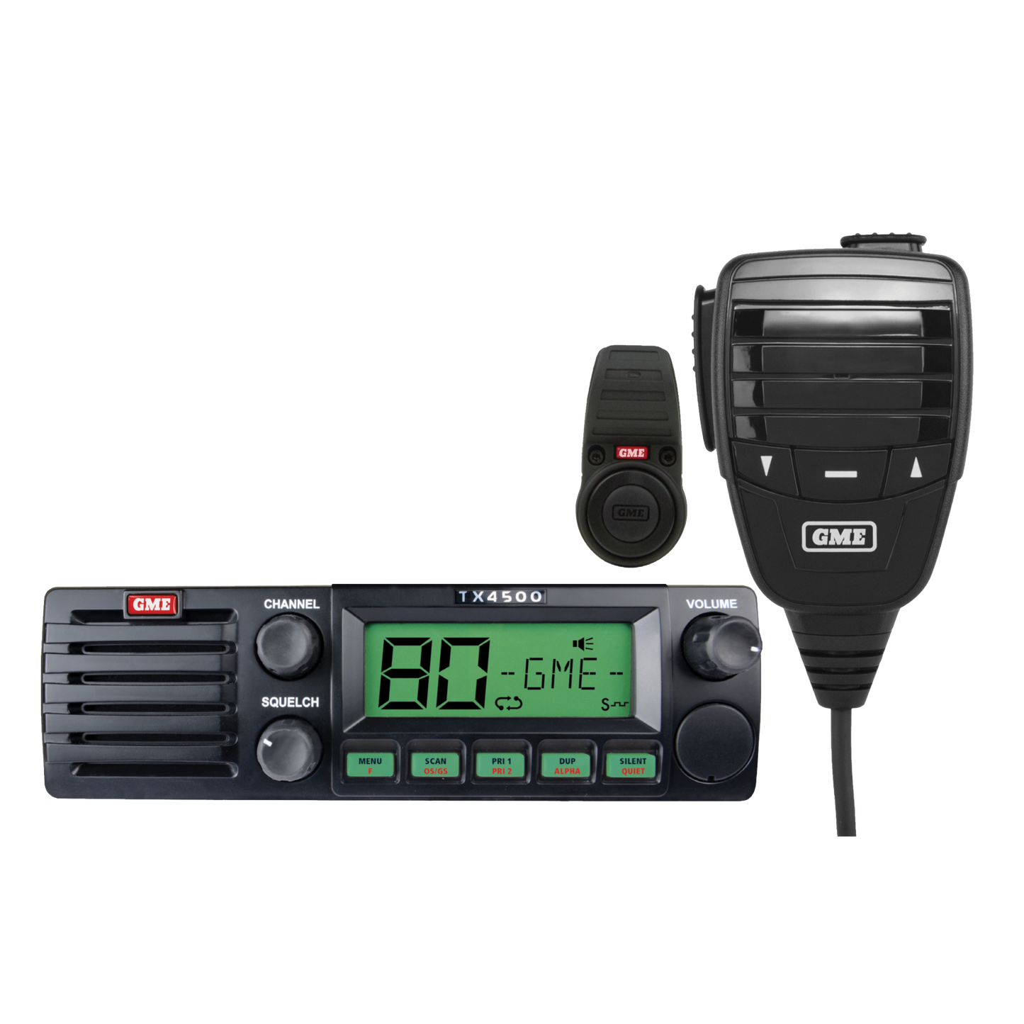 GME TX4500WS2 UHFCB DIN Mount Mobile Radio with Wireless PTT