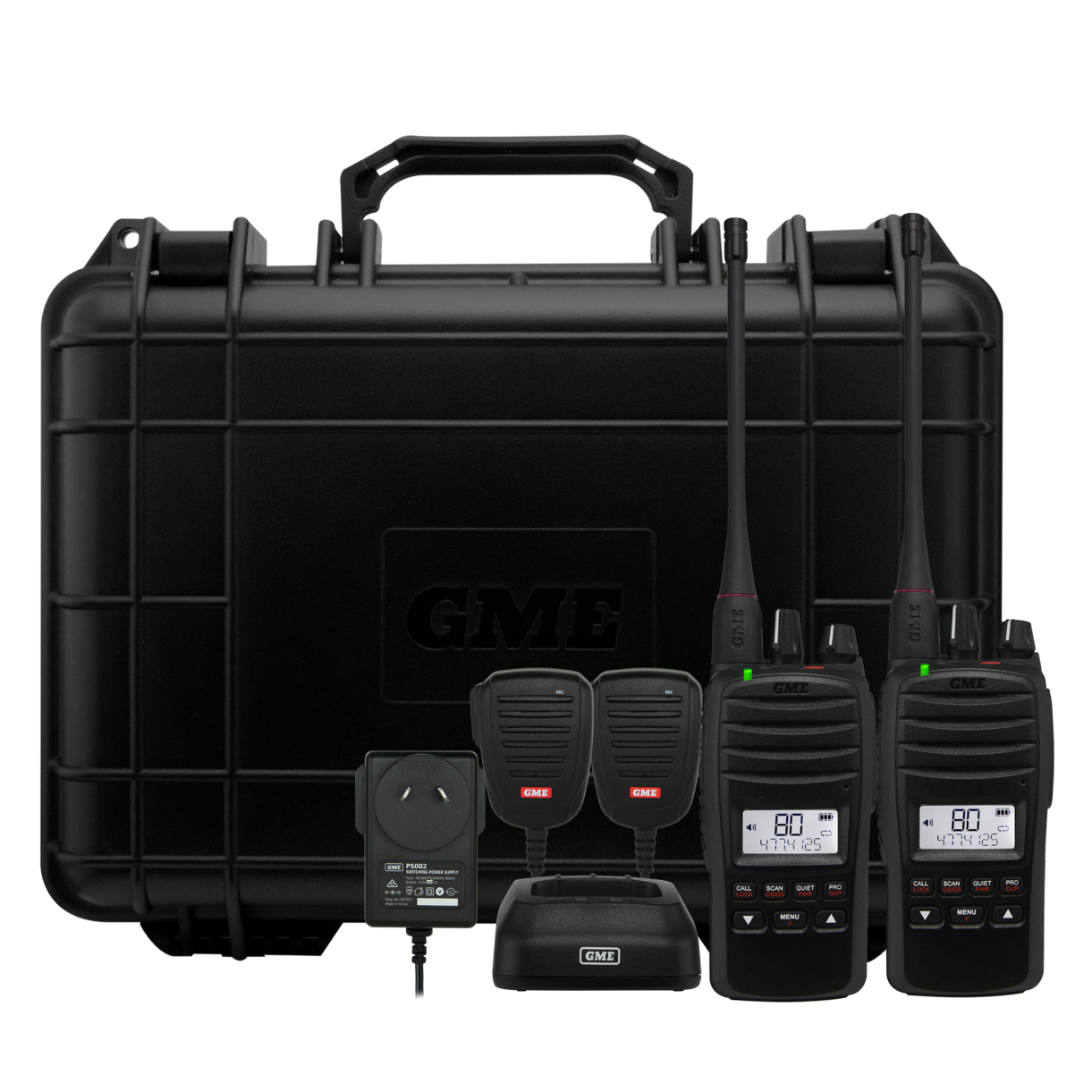 GME TX6600STP UHFCB 5W Portable Radio Twin Pack