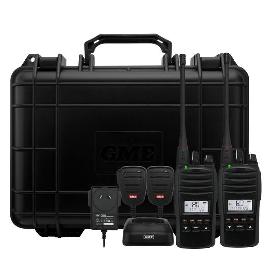 GME TX6600STP UHFCB 5W Portable Radio Twin Pack