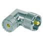 RFI UHF-16 - Pulse UHF Socket to UHF Plug Right Angle Adaptor