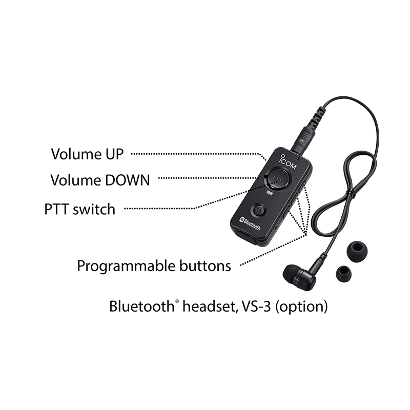 ICOM VS3 Bluetooth Headset