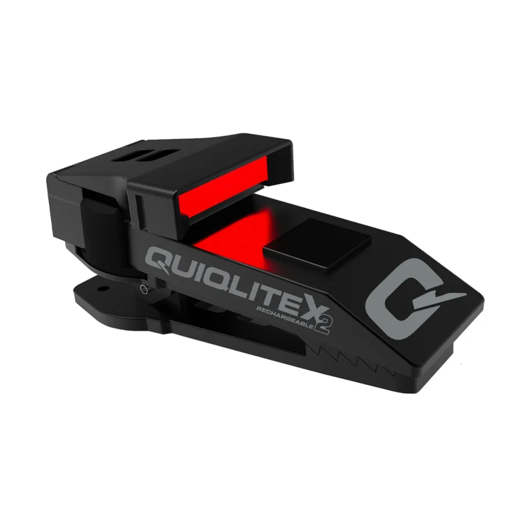 QuiqLiteX2 Tactical Red/White LED Torch - Aluminium Housing