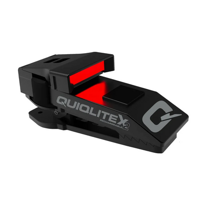 QuiqLiteX2 Tactical Red/White LED Torch - Aluminium Housing