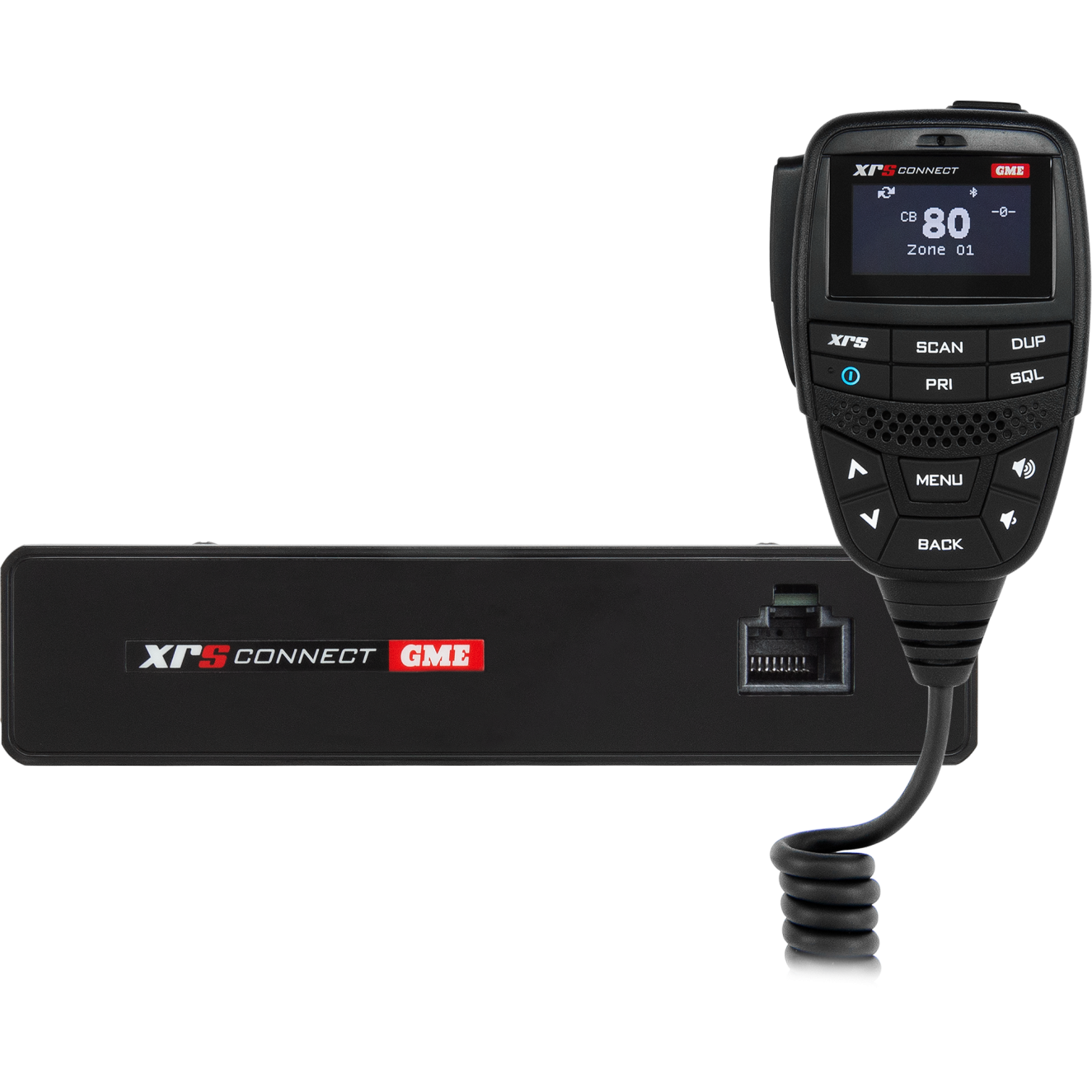 GME XRS-370C UHFCB Compact Mobile Radio - OLED Speaker Microphone