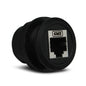 GME XRS-RJ45RND Microphone RJ45 Pass-Through Panel Adaptor - Round