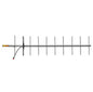 RFI YBSS10-65 - UHF 10 Element Stainless Steel Yagi Base Antenna 400-420MHz