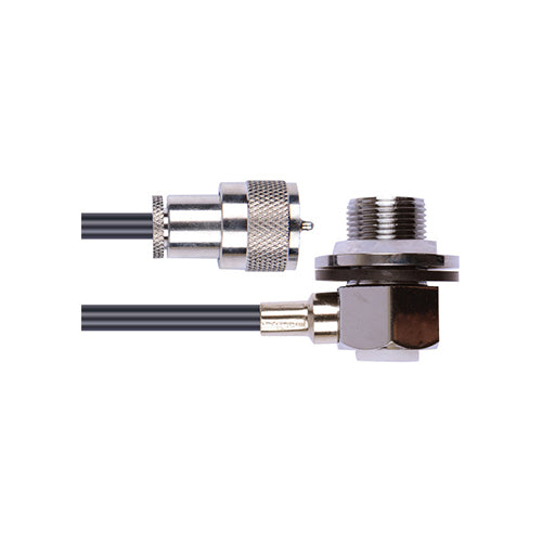 GME ABL005 UHF Mobile Antenna Base with Lead & Plug - Suit AE409L