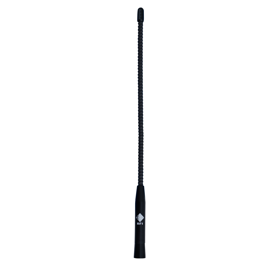 RFI HPM-RM-077083 VHF 77-82MHz Flexible Helical Roof Mount Antenna Whip