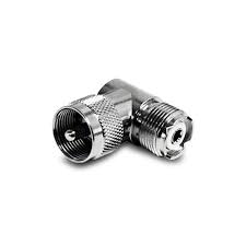 Axis PLC1 - UHF (F) to UHF (M) Right Angle Adapter