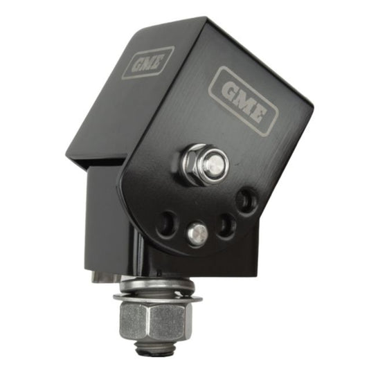 GME MB042B Stainless Steel Fold Down Antenna Mounting Bracket- Black