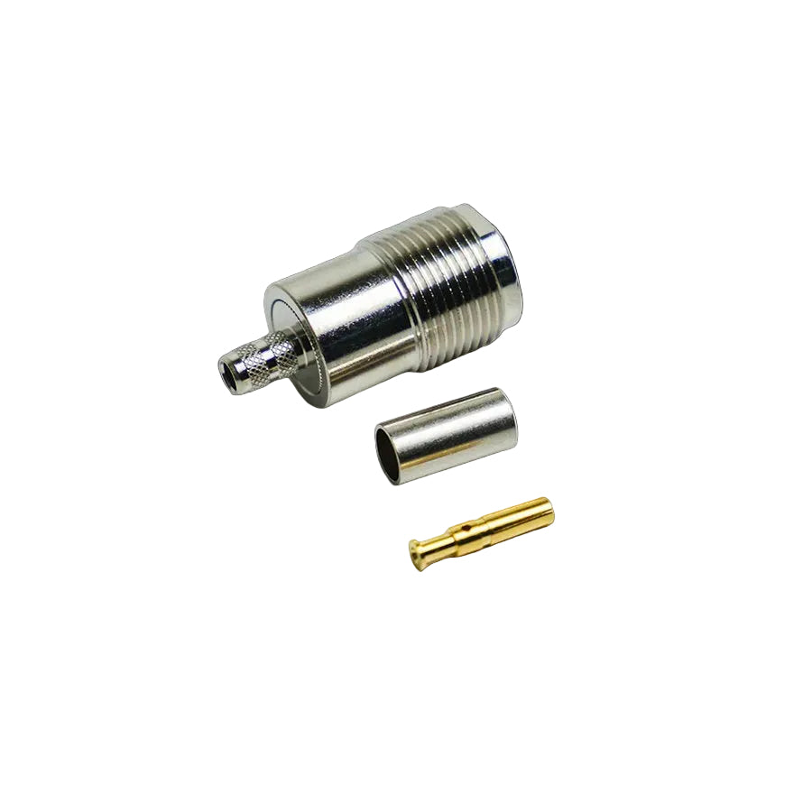 RFI N-100Q - N Type Female Crimp Connector for CDQ Series Spring Assemblies