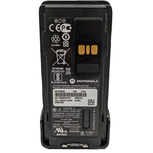 Motorola NNTN8560 IMPRES 2500mAh Li-Ion IP67 TIA4950 Battery - DP4000