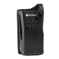 Motorola PMLN5864 Hard Leather Carry Case with 3" Fixed Belt Loop - DP2400