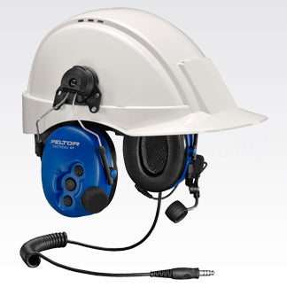 Motorola PMLN6089 PELTOR ATEX Twin Cup Helmet Headset with Boom Mic - DP4401 Ex / DP4801 Ex