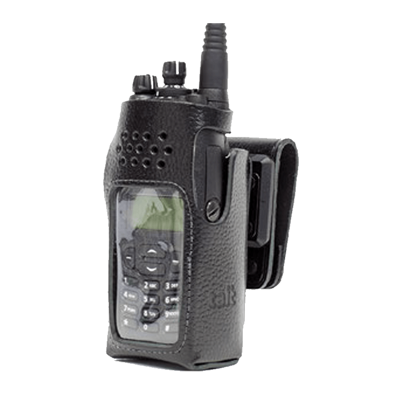 Tait Hard Leather Carry Case D Swivel Belt Loop - 4 & Full Keypad - Foxtrot Communications