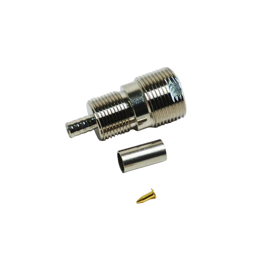 RFI U-100CDR Pulse UHF Female Crimp Connector for CDR Series Spring Assemblies