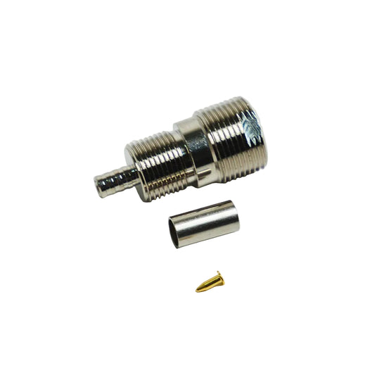 RFI U-100CDR Pulse UHF Female Crimp Connector for CDR Series Spring Assemblies